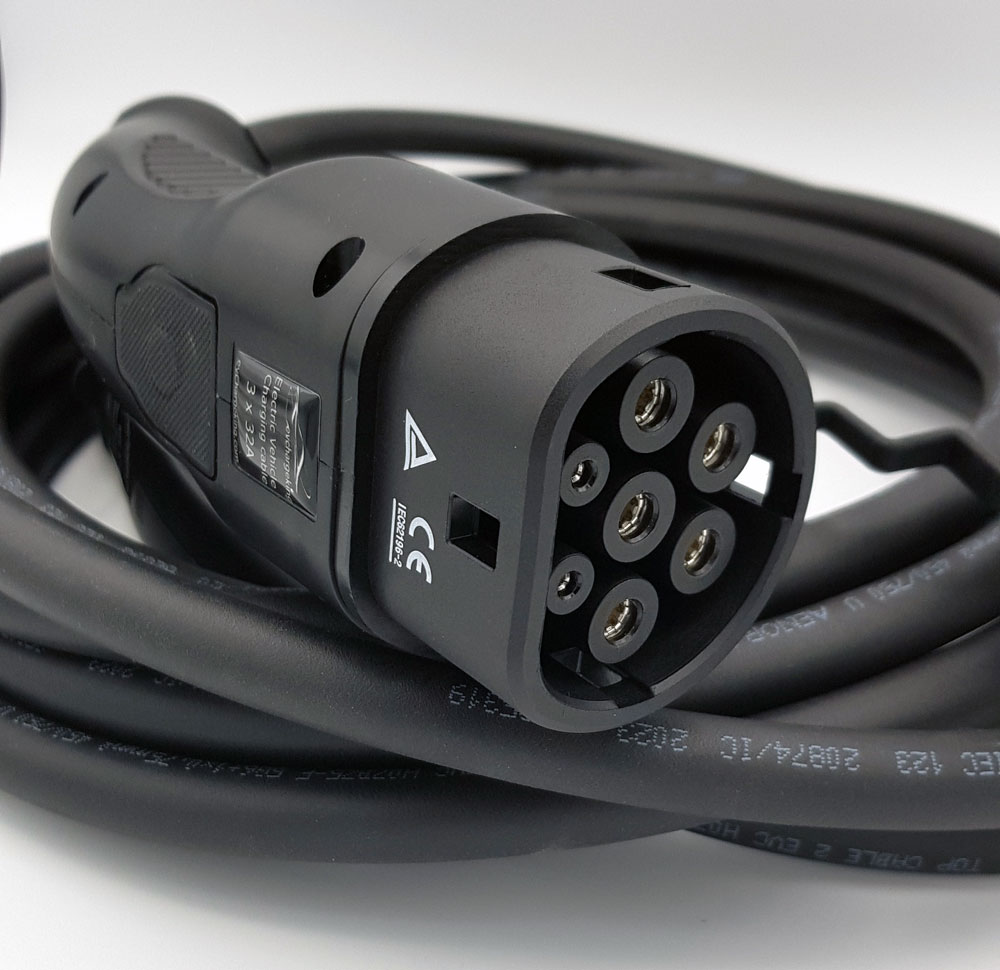 Tesla laadkabel, driefasig 32A - 22kW