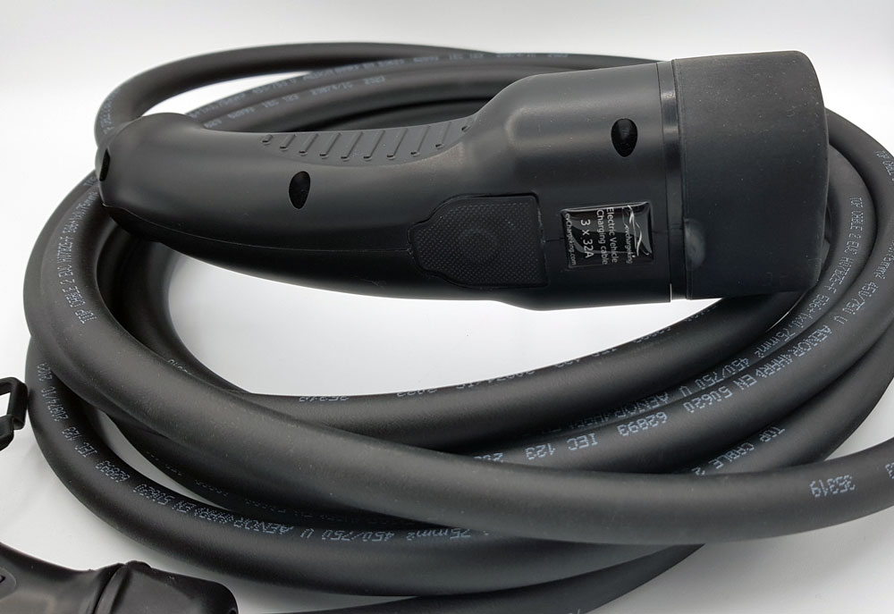 Cable de recharge Tesla triphasé 32A - 22kW