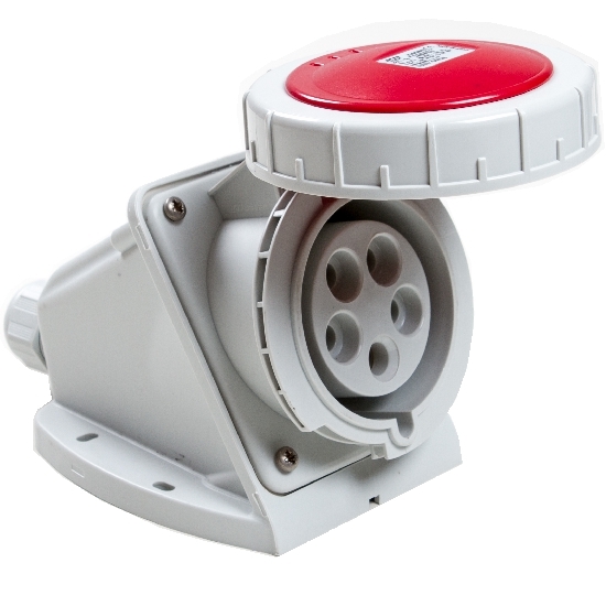 3x16A rode CEE contactdoos