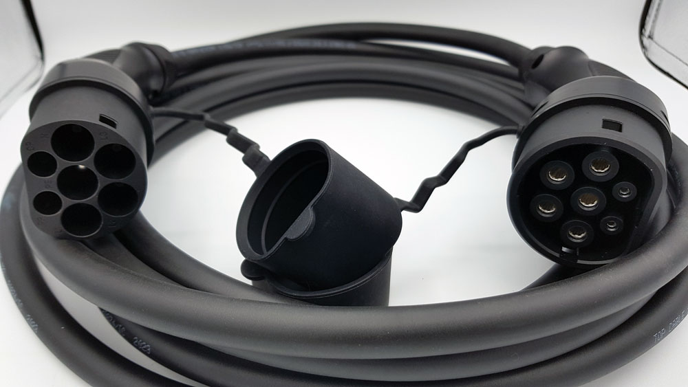 Câble de recharge type 2, triphasé 32A - 22kW