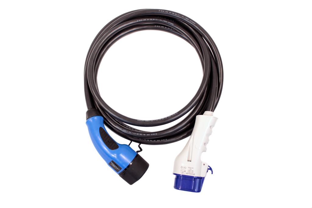 Type 3 charging cable , 3-phase 32A - 22kW