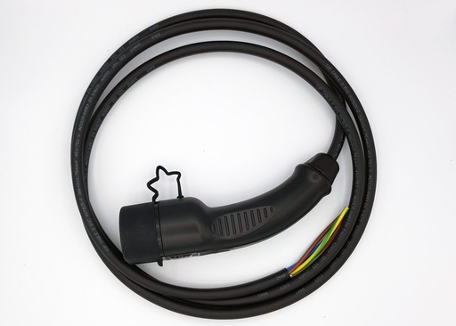 Câble de charge Tesla extrémité ouverte, monophasée 32A - 7.4kW